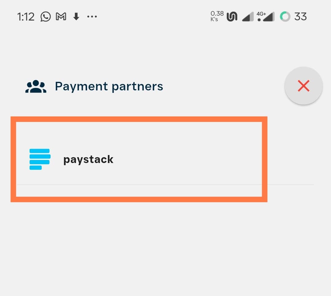Payment method options