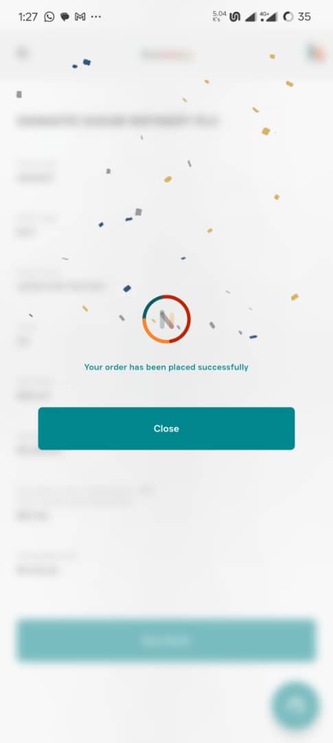 Executed order
